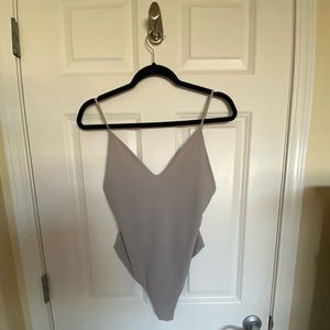 Grey bodysuit